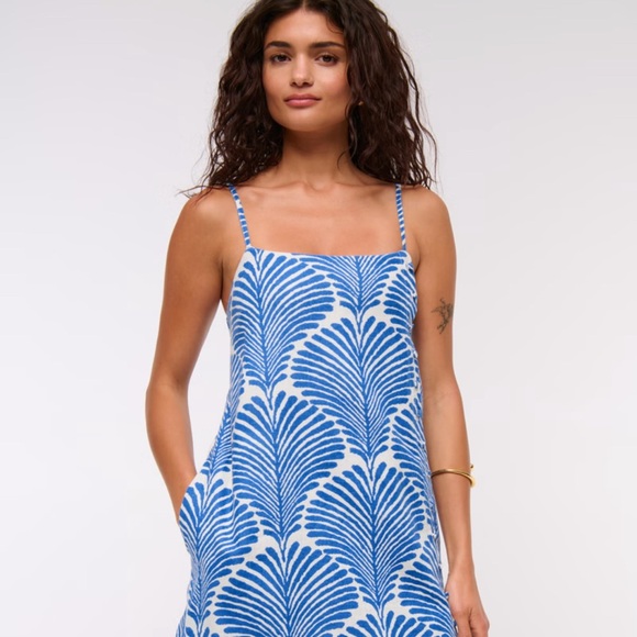 Abercrombie linen blend Dress new with tags woman’s XL tall - Picture 3 of 3